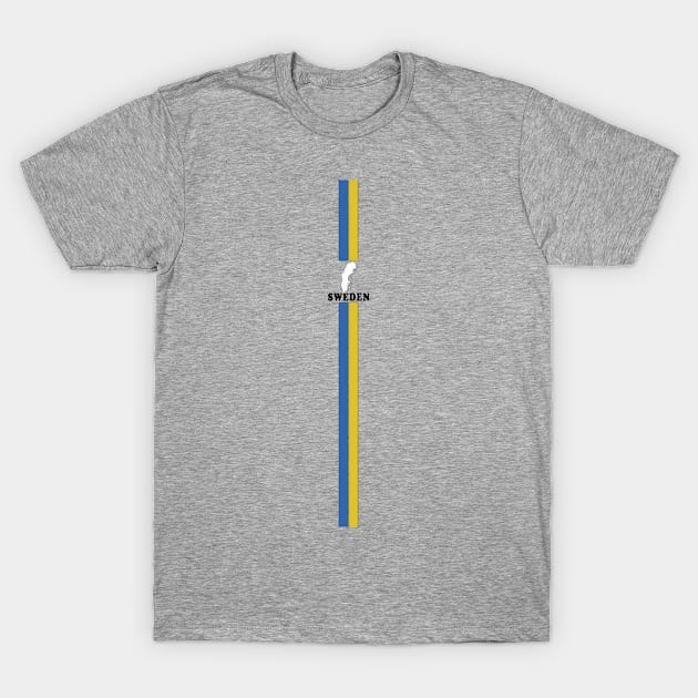 Sweden T-Shirt by PaunLiviu